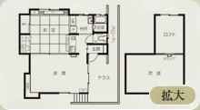和洋タイプ（I）間取り図